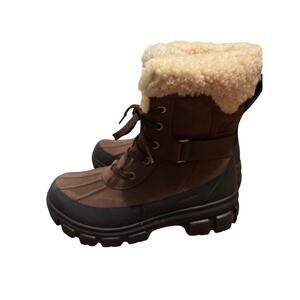 Sorel Women’s Winter Boots Size 9 Brown Waterproof Sherpa Lined Snow Boots